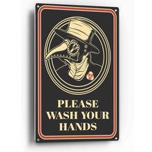 Load image into Gallery viewer, Sign Crush &#39;Doctor&#39;s Orders, Wash Your Hands&#39; Heavy Duty Plastic PVC Sign, Large 10x14 Black
